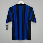 Shop 1999/00 INTER MILAN *BNWT* HOME SHIRT (L.KIDS) NIKE, classic football shirts, vintage football shirts & retro soccer jerseys at Cult Kits