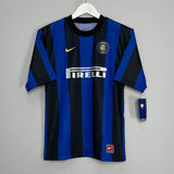 Shop 1999/00 INTER MILAN *BNWT* HOME SHIRT (L.KIDS) NIKE, classic football shirts, vintage football shirts & retro soccer jerseys at Cult Kits