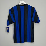 Shop 1999/00 INTER MILAN *BNWT* HOME SHIRT (L.KIDS) NIKE, classic football shirts, vintage football shirts & retro soccer jerseys at Cult Kits