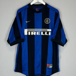 1999/00 INTER MILAN RONALDO 9 HOME SHIRT (L) NIKE - Cult Kits - Large - Buy Vintage Football Shirts, Authentic Retro Football Shirts For Sale, Classic Football Shirts & Soccer Jersey