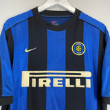 1999/00 INTER MILAN RONALDO 9 HOME SHIRT (M) NIKE - Cult Kits - Medium - Buy Vintage Football Shirts, Authentic Retro Football Shirts For Sale, Classic Football Shirts & Soccer Jersey