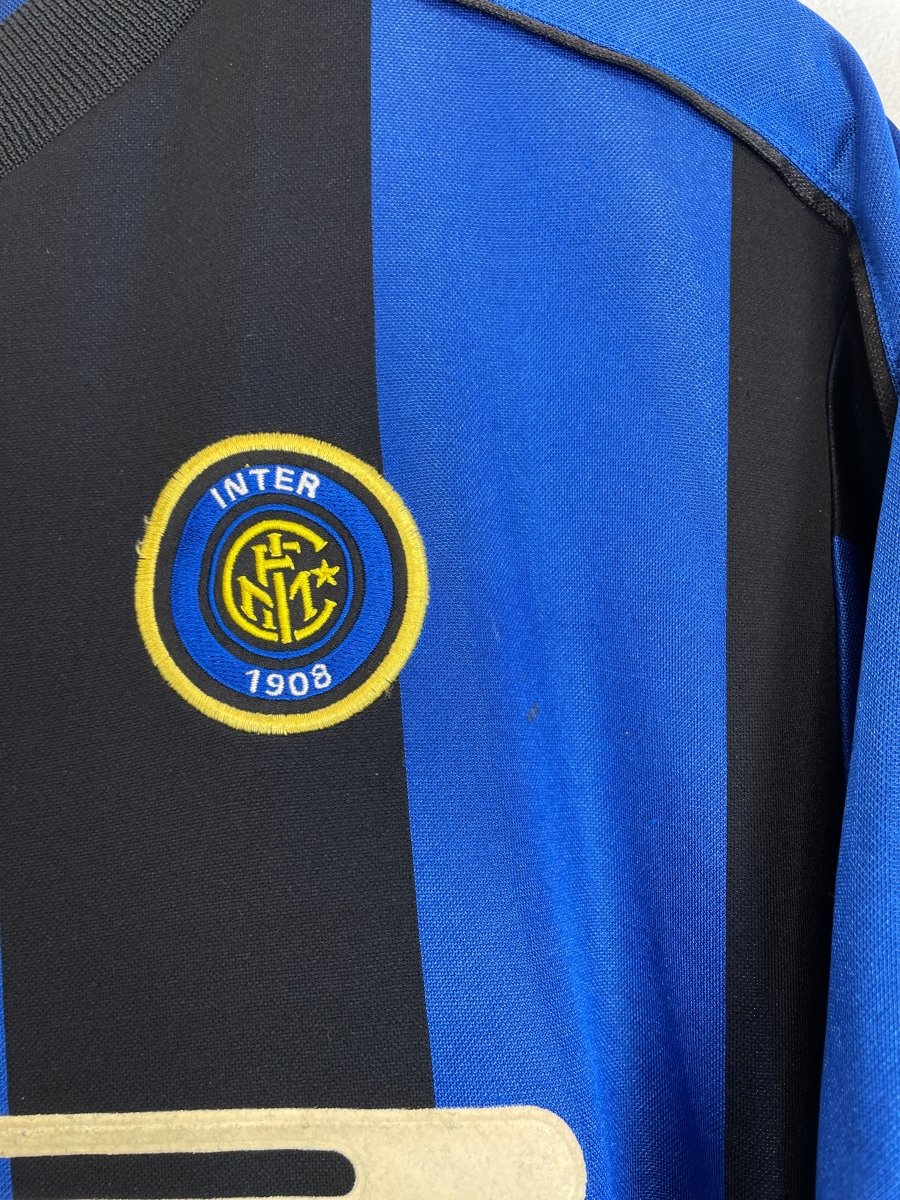 1999/00 INTER MILAN RONALDO 9 HOME SHIRT (M) NIKE - Cult Kits - Medium - Buy Vintage Football Shirts, Authentic Retro Football Shirts For Sale, Classic Football Shirts & Soccer Jersey