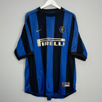 Shop 1999/00 INTER MILAN RONALDO #9 HOME SHIRT (XL) NIKE, classic football shirts, vintage football shirts & retro soccer jerseys at Cult Kits