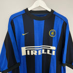 Shop 1999/00 INTER MILAN RONALDO #9 HOME SHIRT (XL) NIKE, classic football shirts, vintage football shirts & retro soccer jerseys at Cult Kits