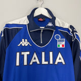 Shop 1999/00 ITALY TRACK JACKET (L) KAPPA, classic football shirts, vintage football shirts & retro soccer jerseys at Cult Kits