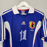 Shop 1999/00 JAPAN KAZU #11 HOME SHIRT (M) ADIDAS, classic football shirts, vintage football shirts & retro soccer jerseys at Cult Kits