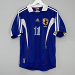 Shop 1999/00 JAPAN KAZU #11 HOME SHIRT (M) ADIDAS, classic football shirts, vintage football shirts & retro soccer jerseys at Cult Kits