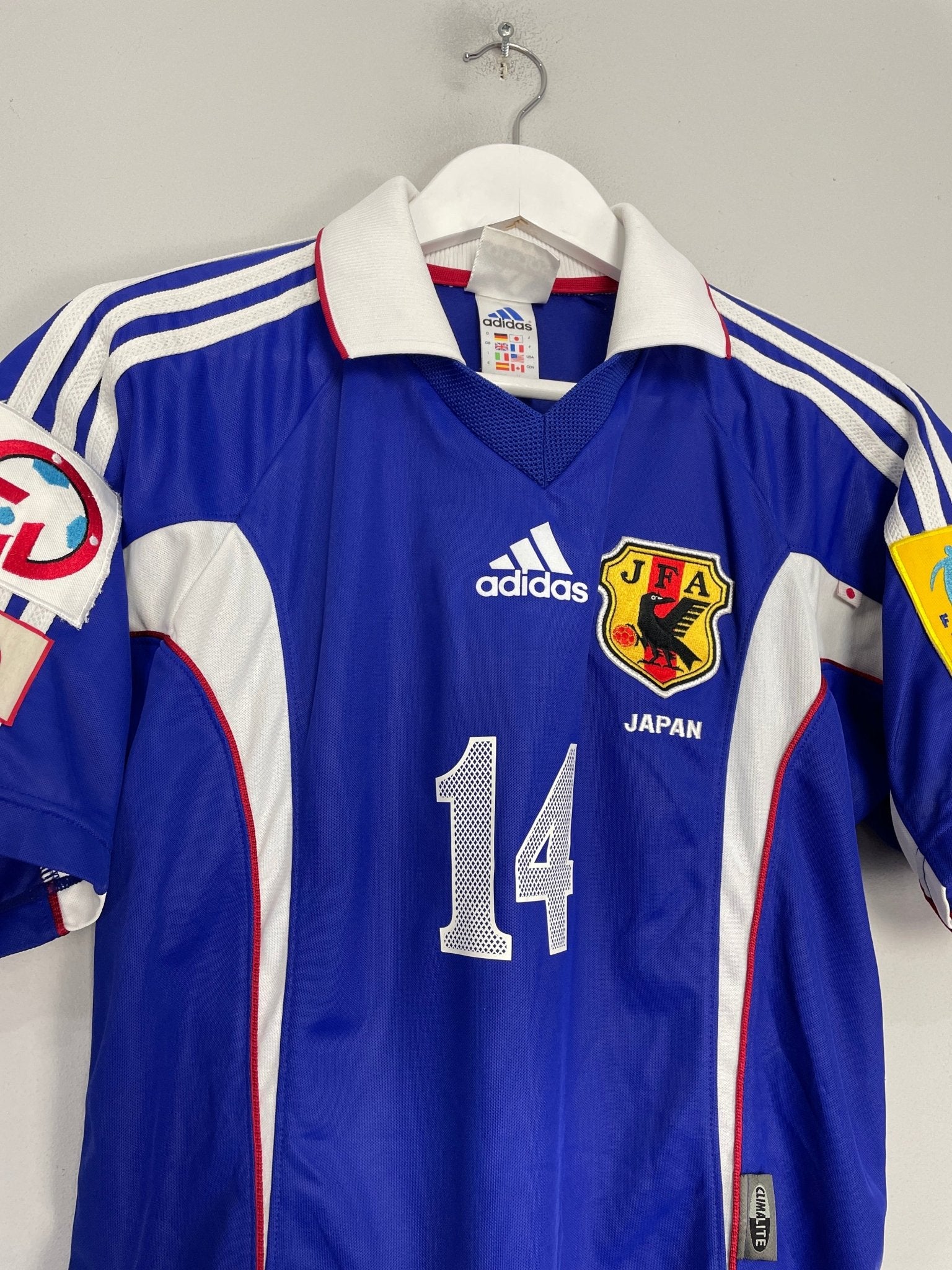Shop 1999/00 JAPAN NAKAMURA #14 HOME SHIRT (S) ADIDAS, classic football shirts, vintage football shirts & retro soccer jerseys at Cult Kits