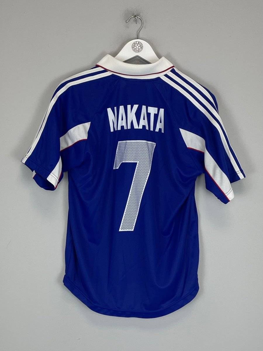 1999/00 JAPAN NAKATA 7 HOME SHIRT (S) ADIDAS - Cult Kits - Small - Buy Vintage Football Shirts, Authentic Retro Football Shirts For Sale, Classic Football Shirts & Soccer Jersey