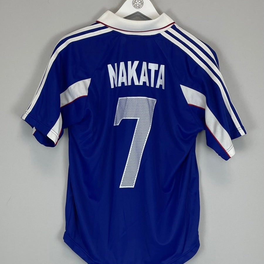 1999/00 JAPAN NAKATA 7 HOME SHIRT (S) ADIDAS - Cult Kits - Small - Buy Vintage Football Shirts, Authentic Retro Football Shirts For Sale, Classic Football Shirts & Soccer Jersey