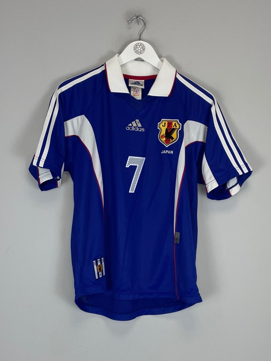 1999/00 JAPAN NAKATA 7 HOME SHIRT (S) ADIDAS - Cult Kits - Small - Buy Vintage Football Shirts, Authentic Retro Football Shirts For Sale, Classic Football Shirts & Soccer Jersey