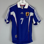 1999/00 JAPAN NAKATA 7 HOME SHIRT (S) ADIDAS - Cult Kits - Small - Buy Vintage Football Shirts, Authentic Retro Football Shirts For Sale, Classic Football Shirts & Soccer Jersey