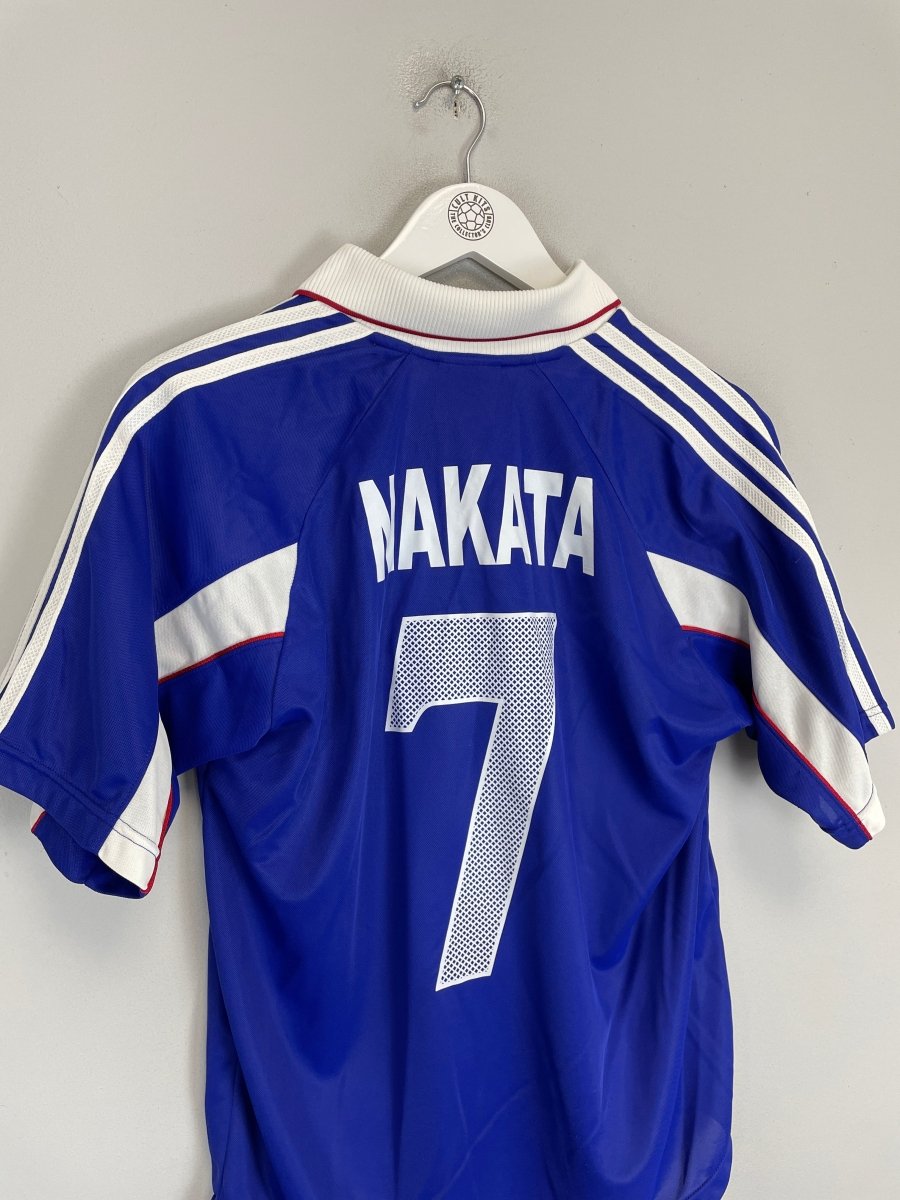 1999/00 JAPAN NAKATA 7 HOME SHIRT (S) ADIDAS - Cult Kits - Small - Buy Vintage Football Shirts, Authentic Retro Football Shirts For Sale, Classic Football Shirts & Soccer Jersey