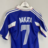 1999/00 JAPAN NAKATA 7 HOME SHIRT (S) ADIDAS - Cult Kits - Small - Buy Vintage Football Shirts, Authentic Retro Football Shirts For Sale, Classic Football Shirts & Soccer Jersey