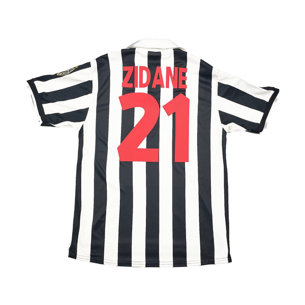 1999/00 Juventus Zidane #21 C/L Home Shirt (L) Kappa – Cult Kits