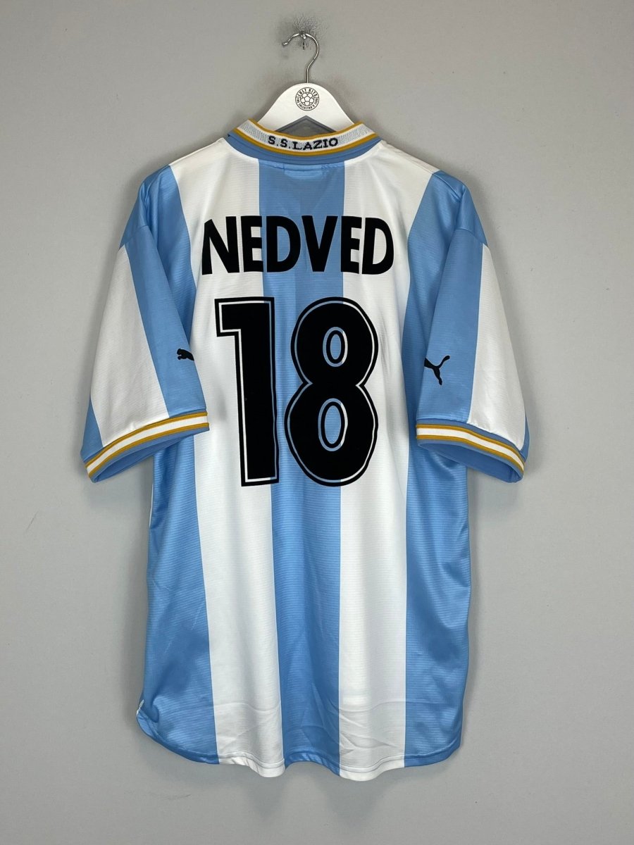 1999/00 LAZIO NEDVED 11 *MINT* HOME SHIRT (L) PUMA - Cult Kits - Large - Buy Vintage Football Shirts, Authentic Retro Football Shirts For Sale, Classic Football Shirts & Soccer Jersey