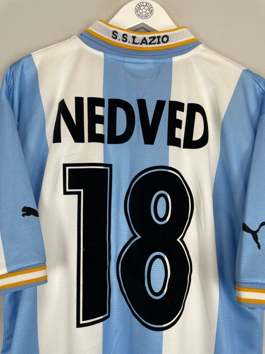 1999/00 LAZIO NEDVED 11 *MINT* HOME SHIRT (L) PUMA - Cult Kits - Large - Buy Vintage Football Shirts, Authentic Retro Football Shirts For Sale, Classic Football Shirts & Soccer Jersey