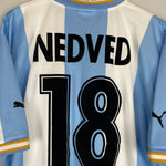 1999/00 LAZIO NEDVED 11 *MINT* HOME SHIRT (L) PUMA - Cult Kits - Large - Buy Vintage Football Shirts, Authentic Retro Football Shirts For Sale, Classic Football Shirts & Soccer Jersey
