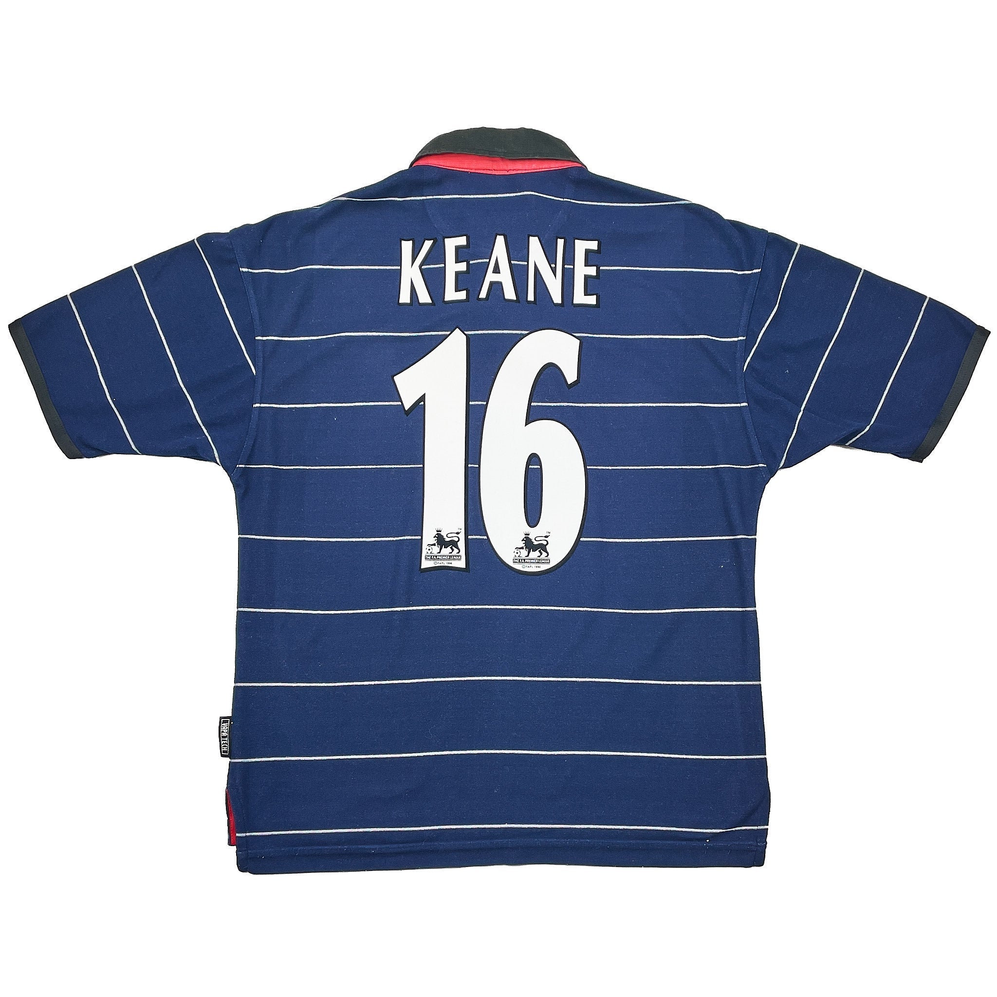 Buy 1999/00 MANCHESTER UNITED KEANE 16 AWAY SHIRT (M) UMBRO ~ Free worldwide shipping available ~ Authentic Vintage Football Shirts from Cult Kits
