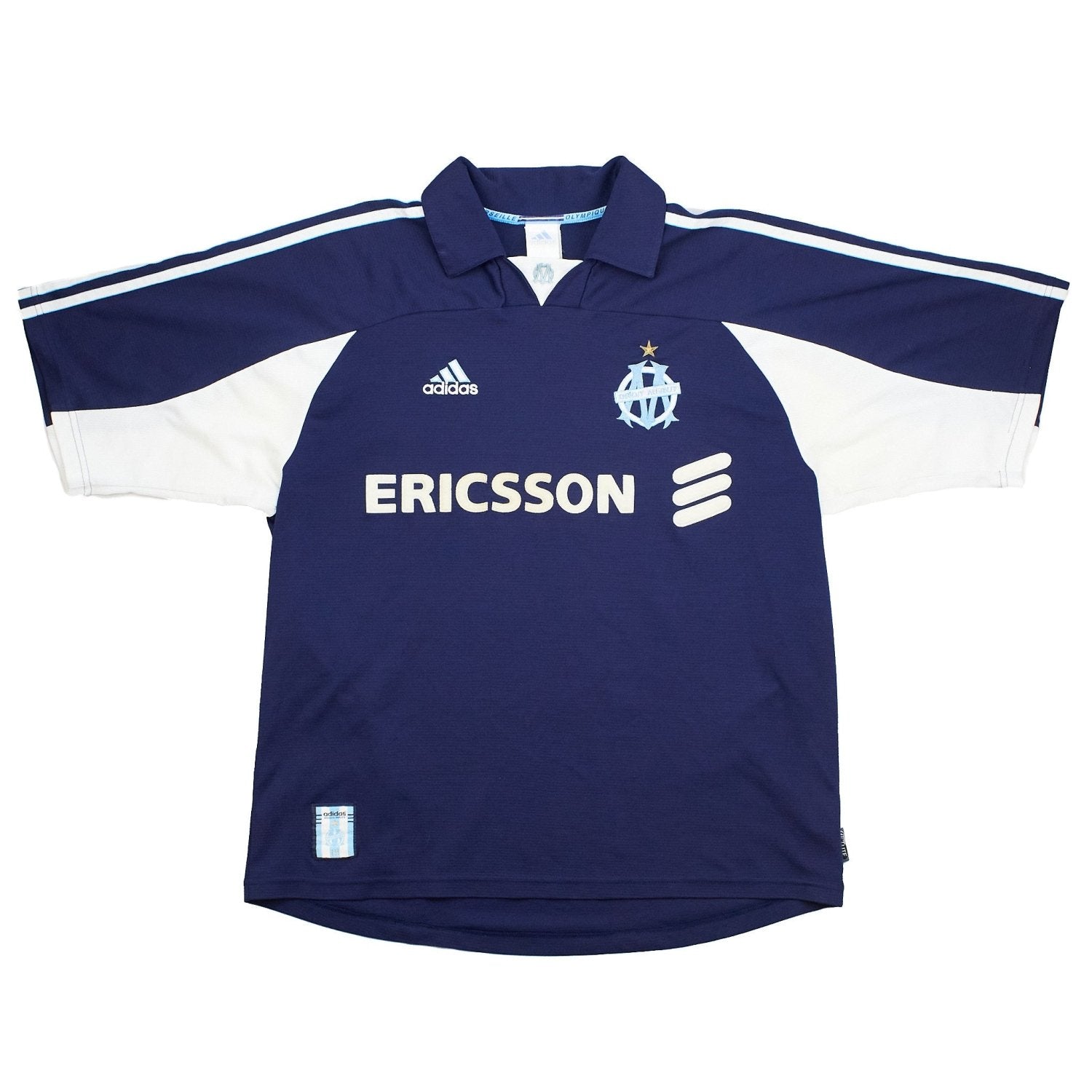 1999 Marseille Adidas football shirt - view 1 - Cult Kits