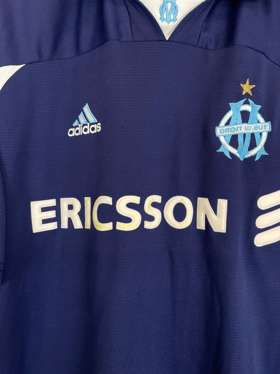 1999/00 MARSEILLE AWAY SHIRT (L) ADIDAS - Cult Kits - Large - Buy Vintage Football Shirts, Authentic Retro Football Shirts For Sale, Classic Football Shirts & Soccer Jersey