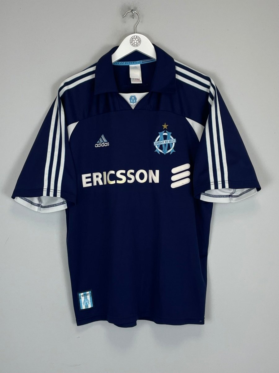 1999/00 MARSEILLE AWAY SHIRT (L) ADIDAS - Cult Kits - Large - Buy Vintage Football Shirts, Authentic Retro Football Shirts For Sale, Classic Football Shirts & Soccer Jersey