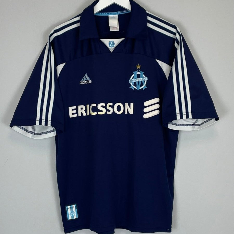 1999/00 MARSEILLE AWAY SHIRT (L) ADIDAS - Cult Kits - Large - Buy Vintage Football Shirts, Authentic Retro Football Shirts For Sale, Classic Football Shirts & Soccer Jersey