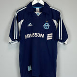 1999/00 MARSEILLE AWAY SHIRT (M) ADIDAS - Cult Kits - Medium - Buy Vintage Football Shirts, Authentic Retro Football Shirts For Sale, Classic Football Shirts & Soccer Jersey