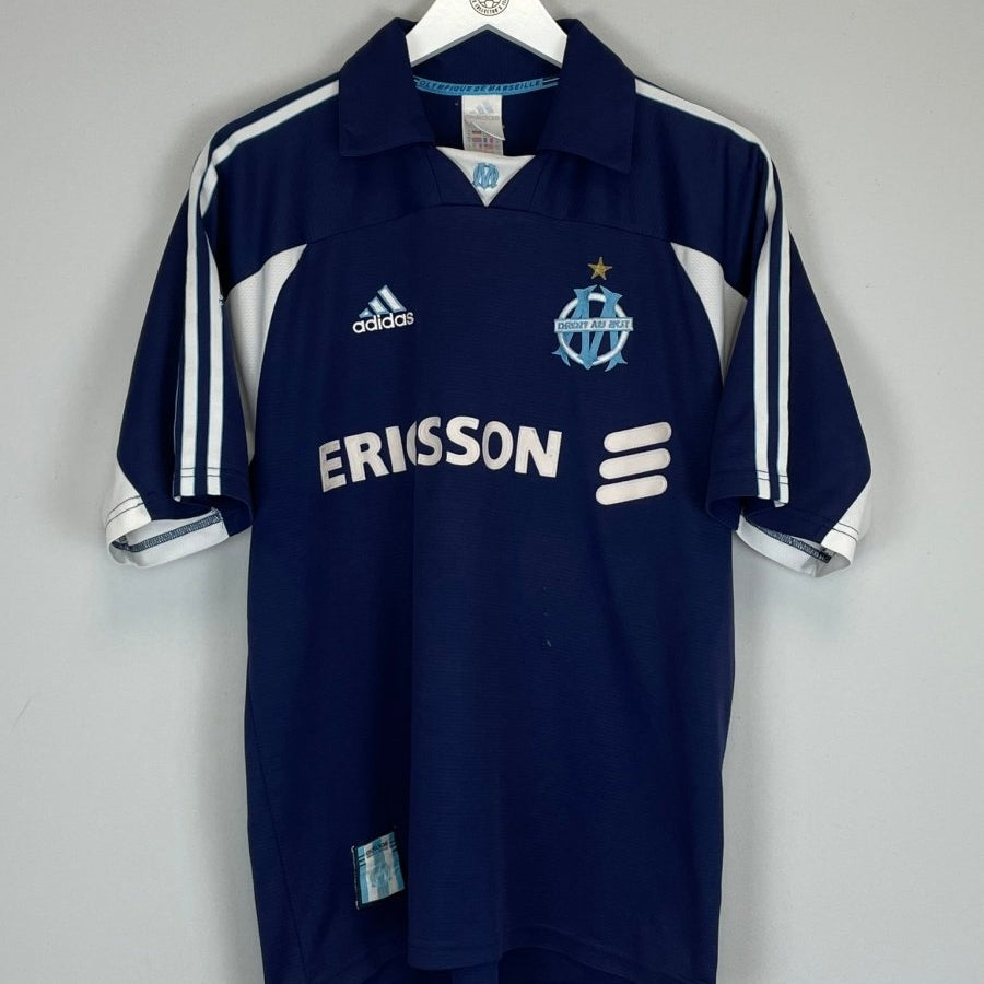 1999/00 MARSEILLE AWAY SHIRT (M) ADIDAS - Cult Kits - Medium - Buy Vintage Football Shirts, Authentic Retro Football Shirts For Sale, Classic Football Shirts & Soccer Jersey