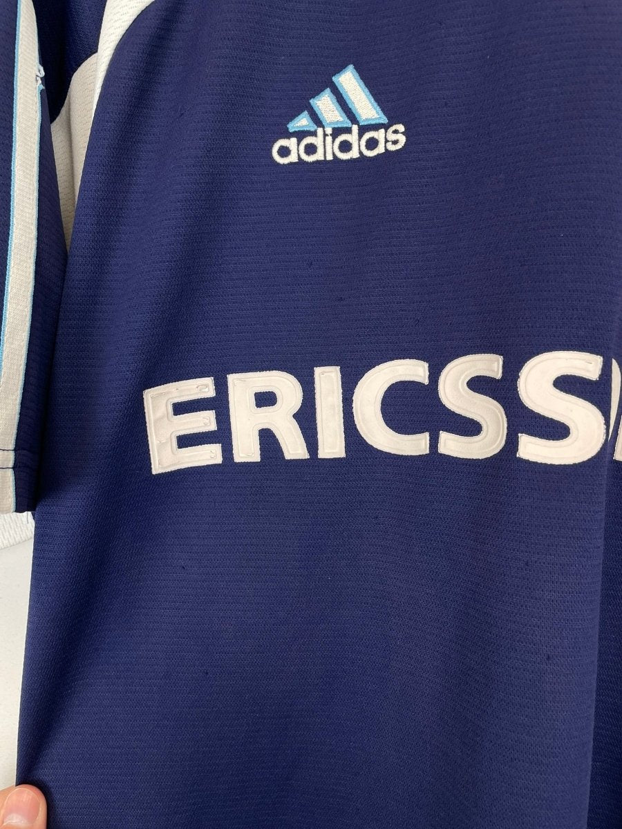 1999/00 MARSEILLE AWAY SHIRT (M) ADIDAS - Cult Kits - Medium - Buy Vintage Football Shirts, Authentic Retro Football Shirts For Sale, Classic Football Shirts & Soccer Jersey