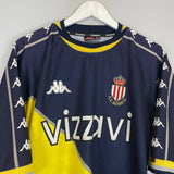Shop 1999/00 MONACO AWAY SHIRT (L) KAPPA, classic football shirts, vintage football shirts & retro soccer jerseys at Cult Kits
