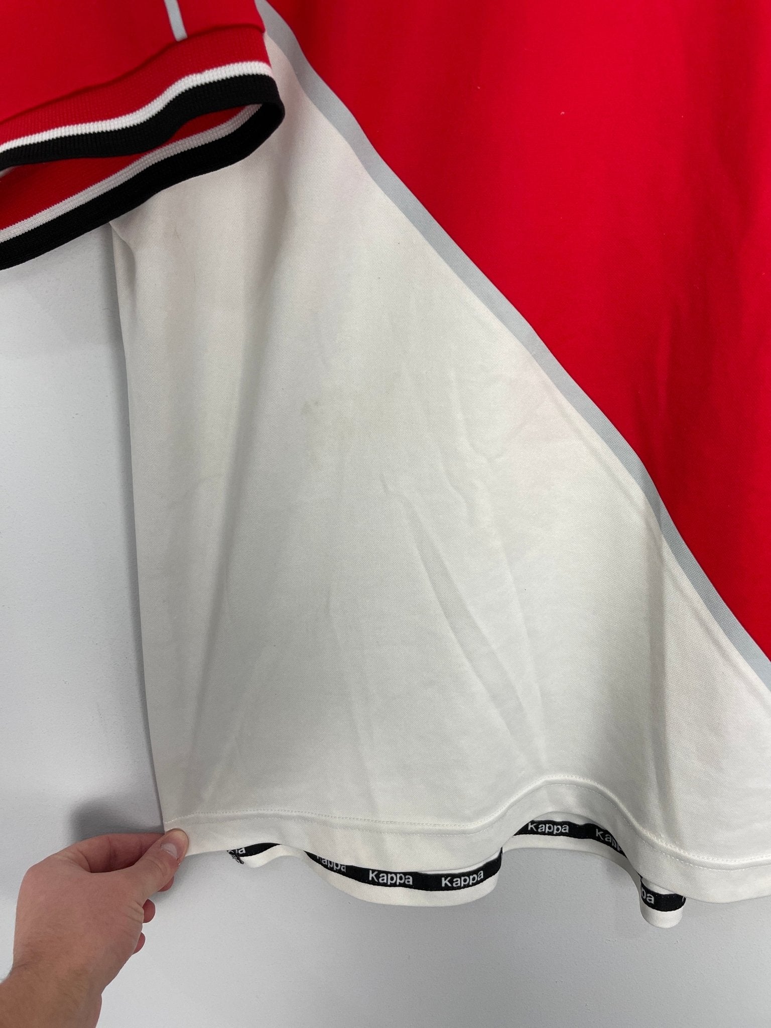 Shop 1999/00 MONACO HOME SHIRT (XL) KAPPA, classic football shirts, vintage football shirts & retro soccer jerseys at Cult Kits