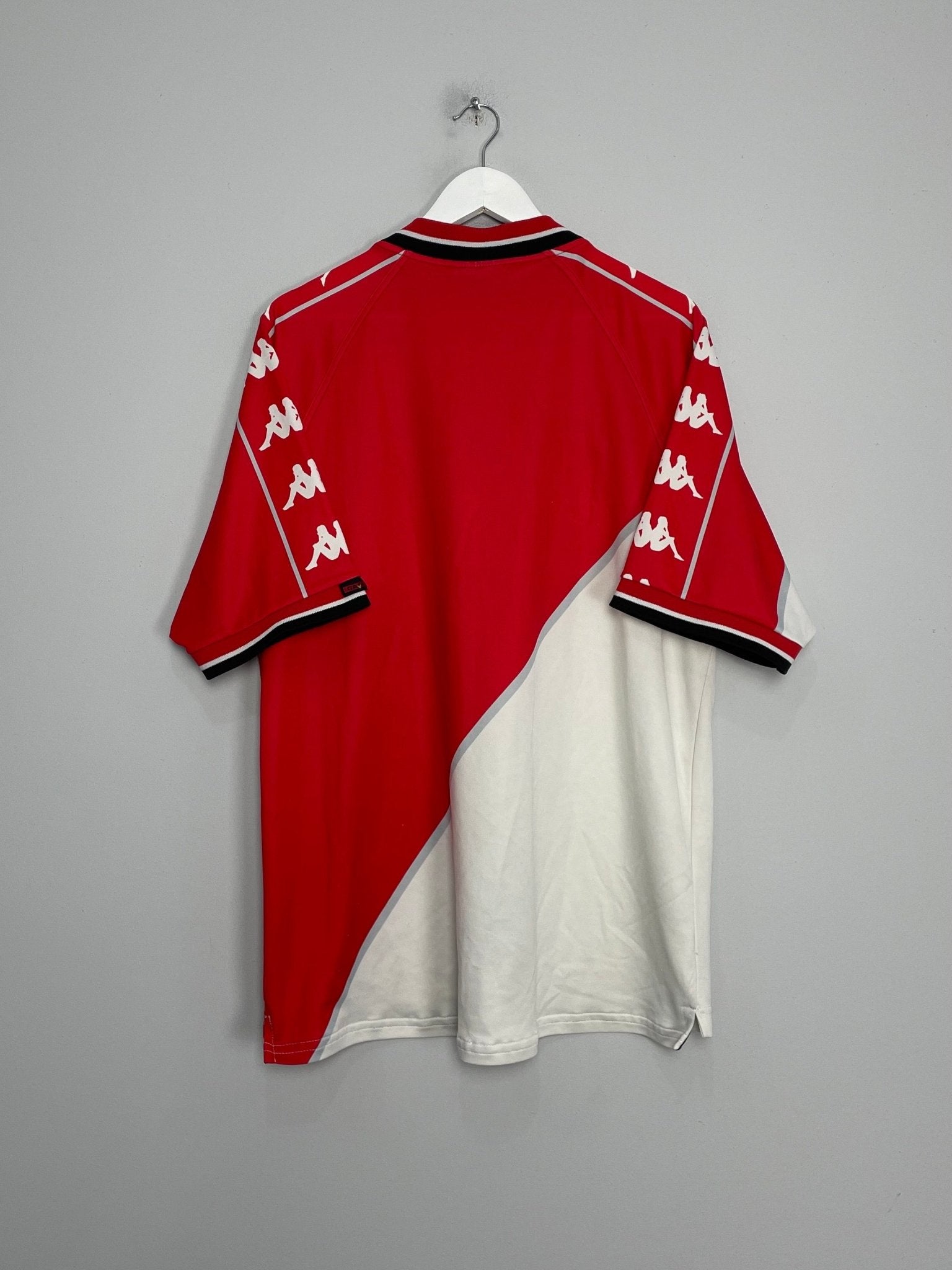 Shop 1999/00 MONACO HOME SHIRT (XL) KAPPA, classic football shirts, vintage football shirts & retro soccer jerseys at Cult Kits