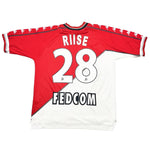 Buy 1999/00 Monaco Riise 28 Home Shirt (L) Kappa ~ Free worldwide shipping available ~ Authentic Vintage Football Shirts from Cult Kits
