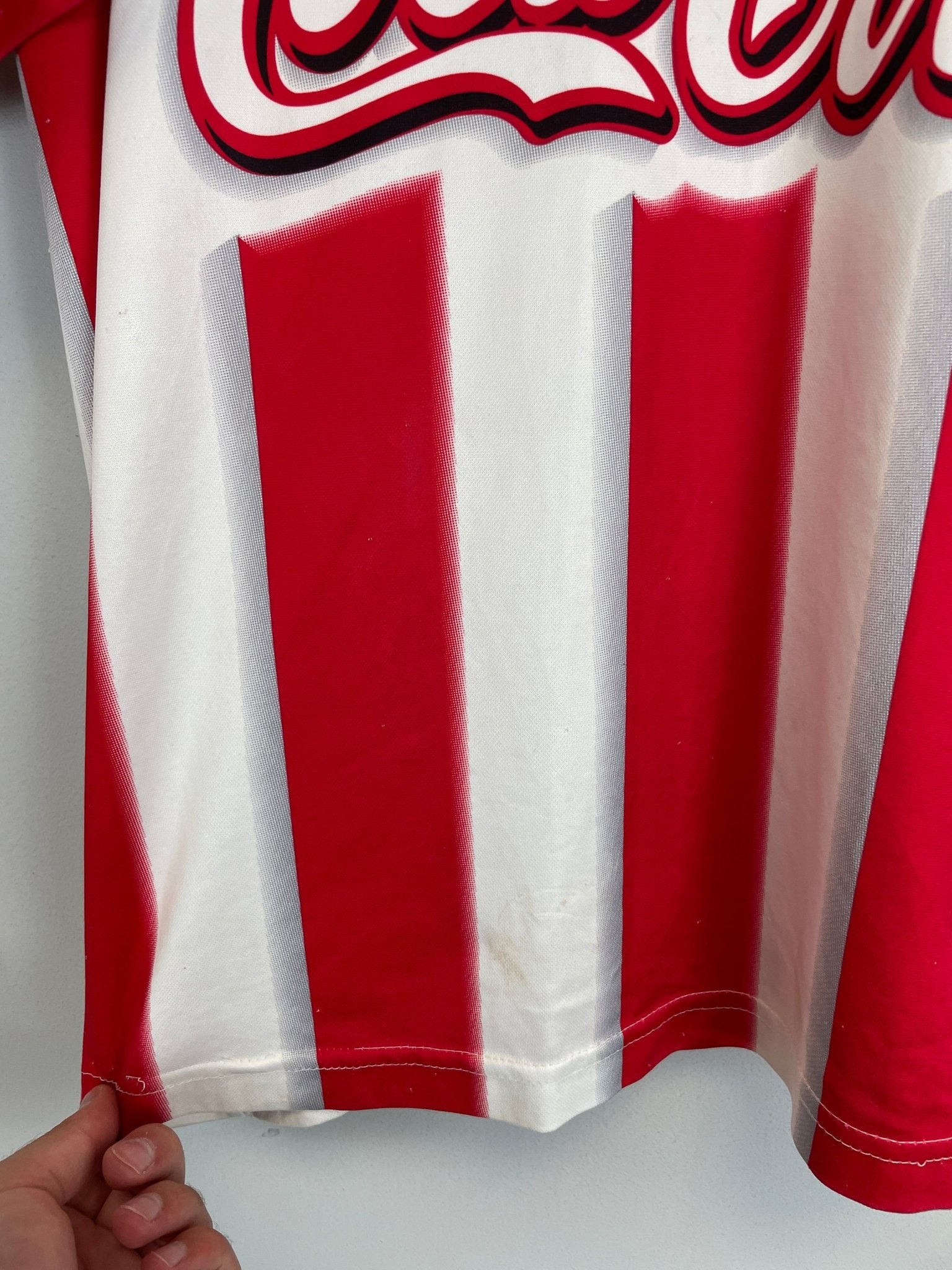 Shop 1999/00 NECAXA #11 HOME SHIRT (L) EESCORD, classic football shirts, vintage football shirts & retro soccer jerseys at Cult Kits