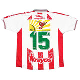 Buy 1999/00 NECAXA 15 HOME SHIRT (L) EESCORD ~ Free worldwide shipping available ~ Authentic Vintage Football Shirts from Cult Kits