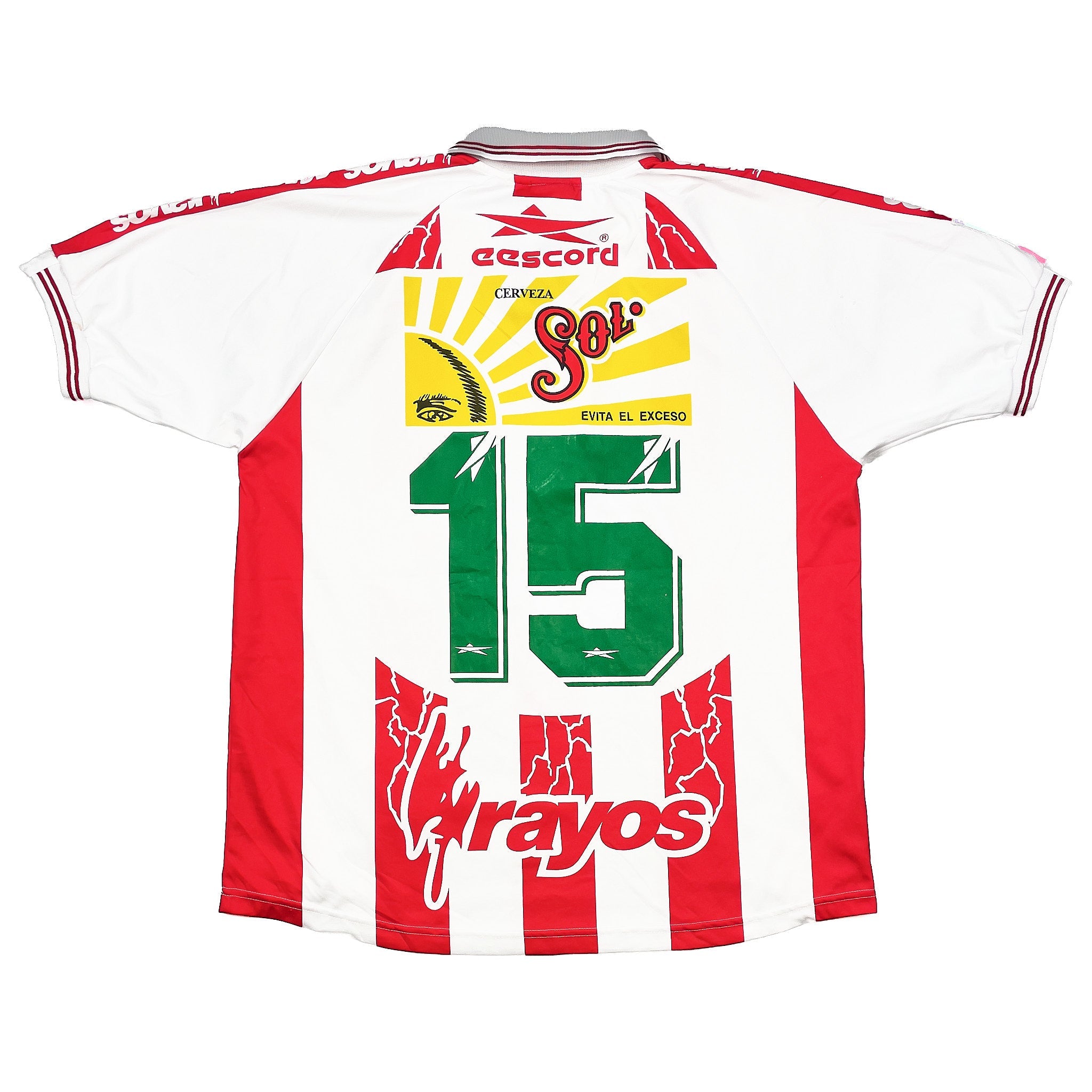 Buy 1999/00 NECAXA 15 HOME SHIRT (L) EESCORD ~ Free worldwide shipping available ~ Authentic Vintage Football Shirts from Cult Kits
