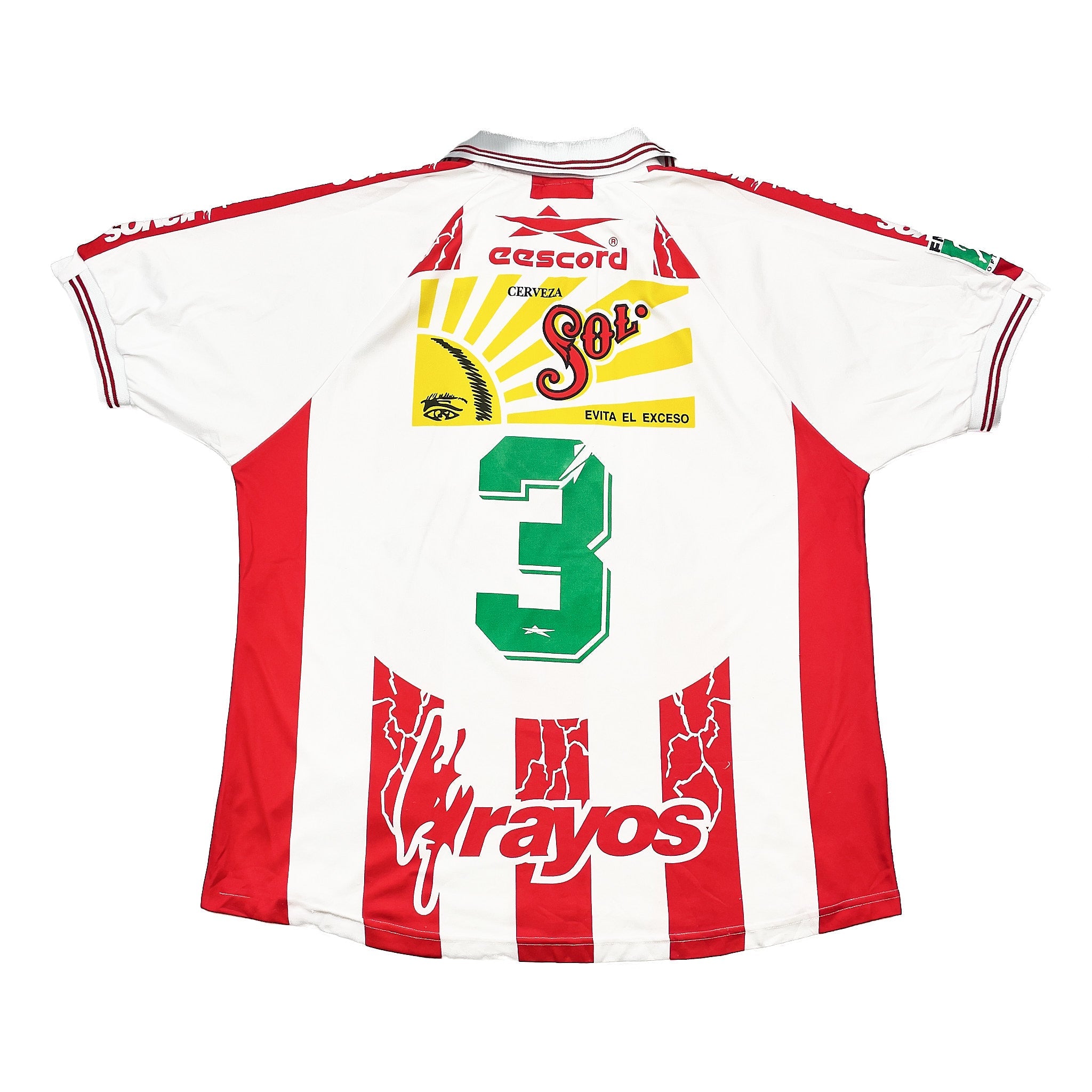 Buy 1999/00 Necaxa 3 Home Shirt (XL) Eescord ~ Free worldwide shipping available ~ Authentic Vintage Football Shirts from Cult Kits