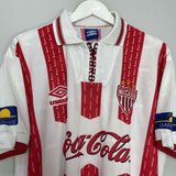 Shop 1999/00 NECAXA HOME SHIRT (XL) UMBRO, classic football shirts, vintage football shirts & retro soccer jerseys at Cult Kits