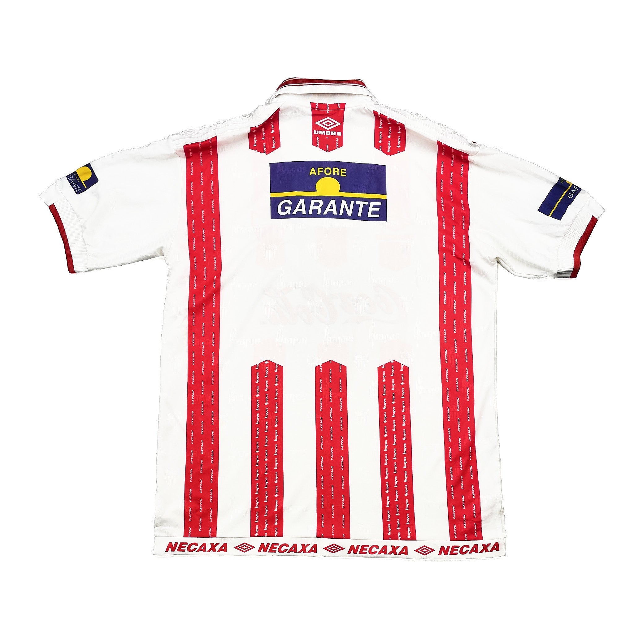 Buy 1999/00 Necaxa Home Shirt (XL) Umbro ~ Free worldwide shipping available ~ Authentic Vintage Football Shirts from Cult Kits