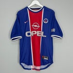 Shop 1999/00 PSG HOME SHIRT (M) NIKE, classic football shirts, vintage football shirts & retro soccer jerseys at Cult Kits