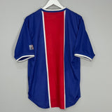Shop 1999/00 PSG HOME SHIRT (M) NIKE, classic football shirts, vintage football shirts & retro soccer jerseys at Cult Kits