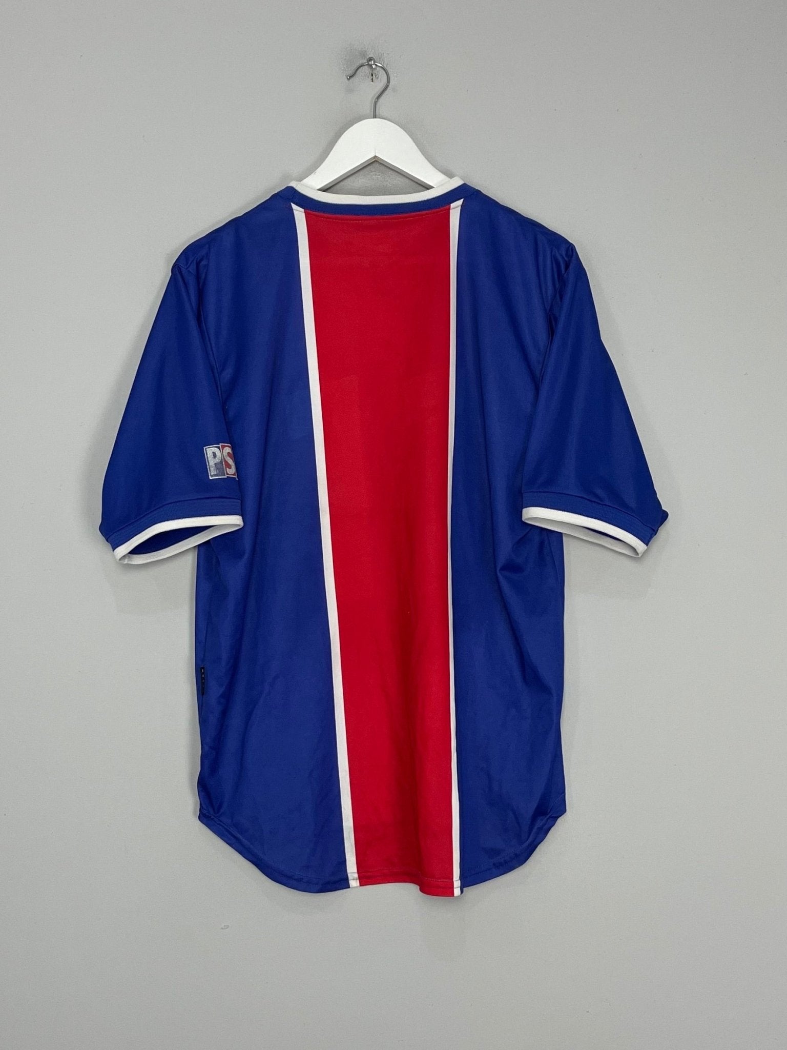 Shop 1999/00 PSG HOME SHIRT (M) NIKE, classic football shirts, vintage football shirts & retro soccer jerseys at Cult Kits
