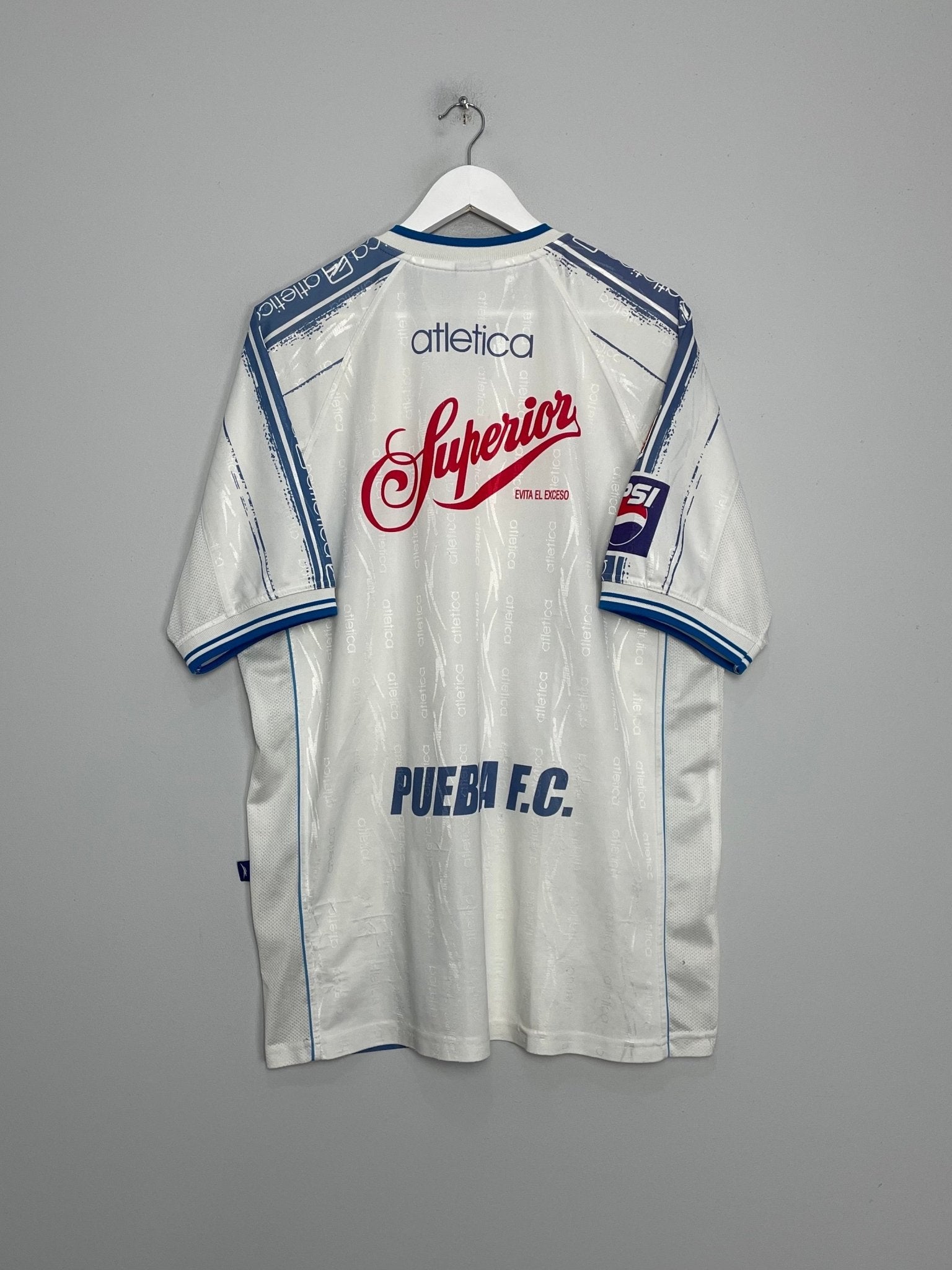 Shop 1999/00 PUEBLA HOME SHIRT (L) ATLETICA, classic football shirts, vintage football shirts & retro soccer jerseys at Cult Kits