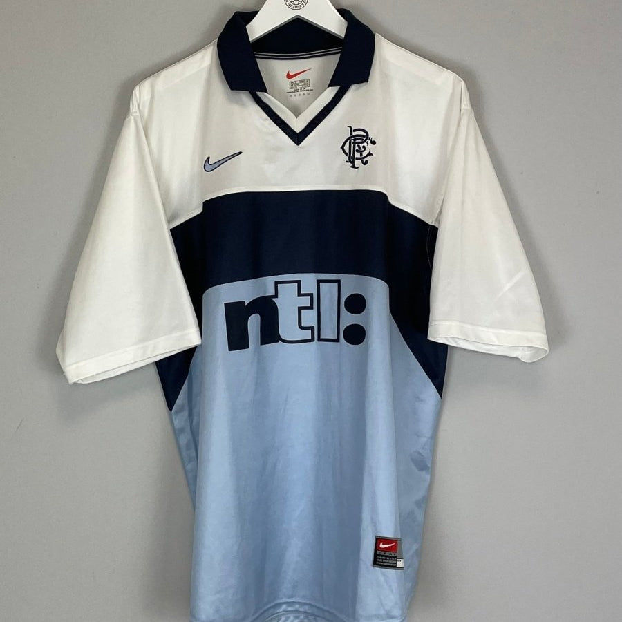 1999/00 RANGERS AWAY SHIRT (L) NIKE - Cult Kits - Large - Buy Vintage Football Shirts, Authentic Retro Football Shirts For Sale, Classic Football Shirts & Soccer Jersey