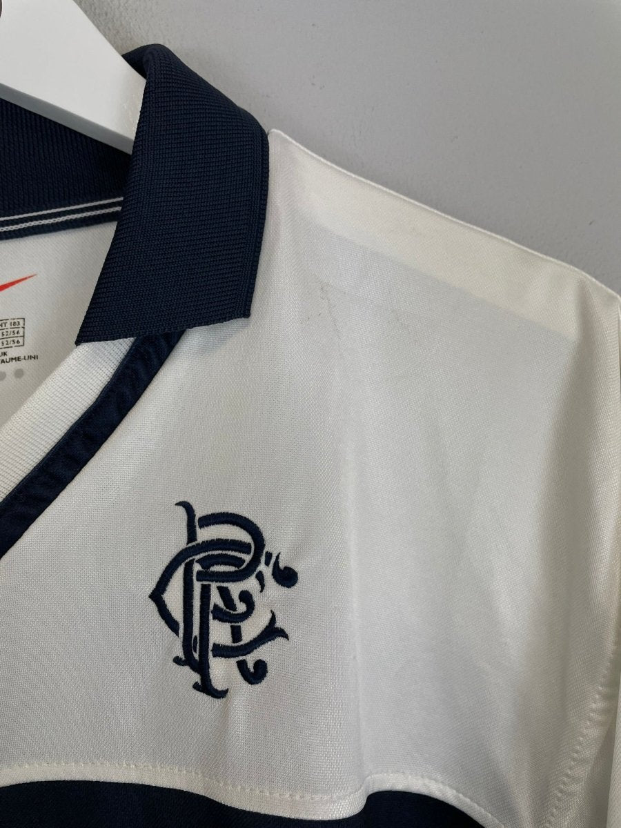 1999/00 RANGERS AWAY SHIRT (L) NIKE - Cult Kits - Large - Buy Vintage Football Shirts, Authentic Retro Football Shirts For Sale, Classic Football Shirts & Soccer Jersey