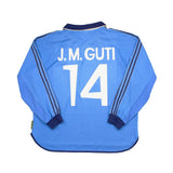 Buy 1999/00 Real Madrid Guti 14 *Player Issue* Third Shirt L/S (XL) Adidas ~ Free worldwide shipping ~ Authentic Vintage Football Shirts from Cult Kits