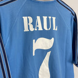 Shop 1999/00 REAL MADRID RAUL #7 AWAY SHIRT (M) ADIDAS, classic football shirts, vintage football shirts & retro soccer jerseys at Cult Kits