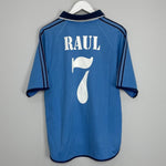 Shop 1999/00 REAL MADRID RAUL #7 AWAY SHIRT (M) ADIDAS, classic football shirts, vintage football shirts & retro soccer jerseys at Cult Kits
