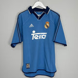 Shop 1999/00 REAL MADRID RAUL #7 AWAY SHIRT (M) ADIDAS, classic football shirts, vintage football shirts & retro soccer jerseys at Cult Kits